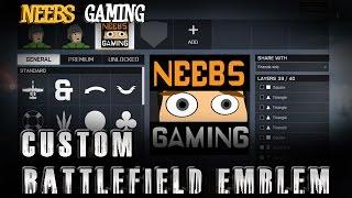 Customize BF4 Soldier Emblem