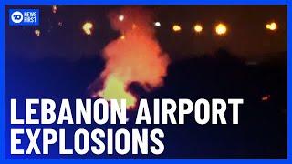 Explosions At Beirut Airport, Israel Ground Incursion | 10 News First