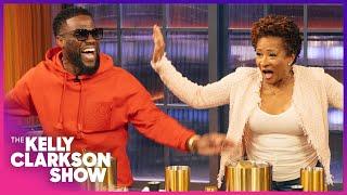 Kevin Hart & Wanda Sykes Go Off The Rails In Hilarious Tequila Tasting Demo