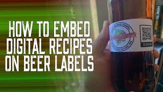 How to Embed Digital Recipes in Beer Labels with QR codes