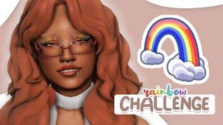 Making A FULLY RAINBOW Sim for Pride!  | Sims 4 Create a Sim Challenge