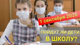 1 сентября 2020 - пойдут ли дети в школу? Учебный год 2020-2021 последние новости