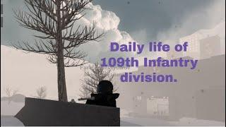 Daily life of 109th Infantry division | Military simulator 2 | Roblox