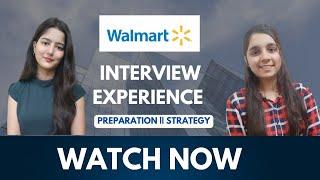 Walmart Interview Experience | | SDE @Walmart ||   Preparation Strategy  || MUST WATCH