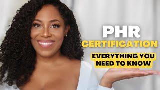 HOW I PASSED PHR EXAM! | MY HR CAREER, WHY I TOOK IT, COST, STUDY AIDS, RE-CERTIFICATION, & MORE