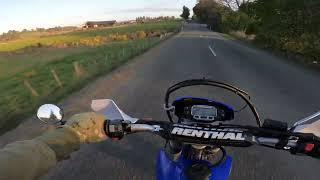 Yamaha TTR250, aftermarket exhaust + airbox mod