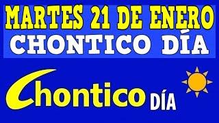 CHONTICO DIA Resultados del MARTES 21 de ENERO de 2025