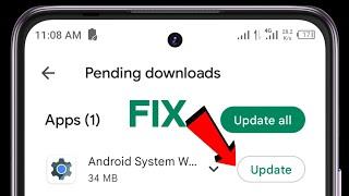 How To Fix Android System WebView Update Problem