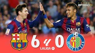 Barcelona 6 x 0 Getafe (MSN Trio Show) ● La Liga 14/15 Extended Goals & Highlights ᴴᴰ