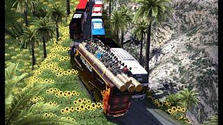 Horrible Journey !! Dangerous Roads in The World - Euro Truck Simulator 2 Eps 014