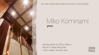 Faculty Artist Series: Miko Kominami - piano