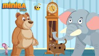 Tik Tak Saat Şarkısı | Hickory Dickory Dock Turkish Version | Eğitici Bebek & Çocuk Şarkısı | Miniba