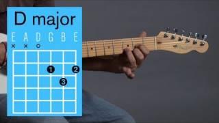 How to Play a D Major Open Chord | Guitar Lessons