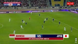  LIVE SEDANG BERLANGSUNG • TIMNAS INDONESIA VS JEPANG • KUALIFIKASI PIALA DUNIA ROUND 3 • ilustrasi