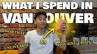 How Much I Spend as a 25 Year Old in VANCOUVER BC in 2025 *Realistic*