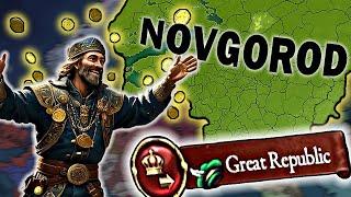 Forming RICH RUSSIA as Novgorod in EU4 1.37