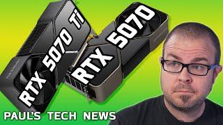 These RTX 5070 and 5070 Ti specs are unbelievable.