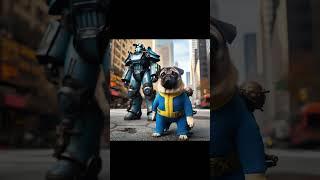 путишествие мопса в мире Fallout