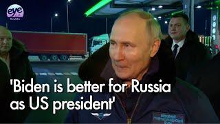 Putin replies to Biden's 'rude' comment about him