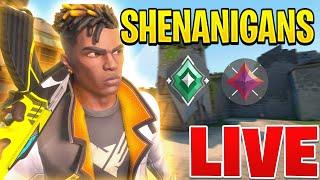 VALORANT SHENANIGANS !rank | PS5 ENG *LIVE*  #livestream