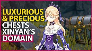 LUXURIOUS & Precious Chest At Xinyan Domain Chests Trapped Inside Gate Genshin Impact 2.8