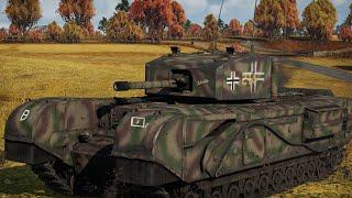 War Thunder Realistic Battle Pz.Kpfw. Churchill Slow and Steady