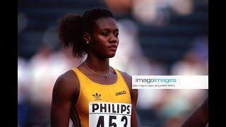 Merlene  Ottey  vs  Katrin  Krabbe 100m ( Final 1991 World Championships in Athletics )