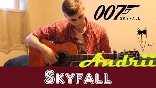 Adele - Skyfall 007 // Адель - Скайфолл (fingerstyle guitar cover by Andrii Hrytsenko) TABS