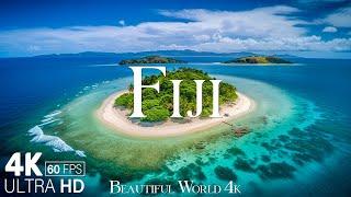 Fiji 4K - Discovering The Pristine Beauty and Serenity of Fiji's Islands and Seas - Relaxing Music