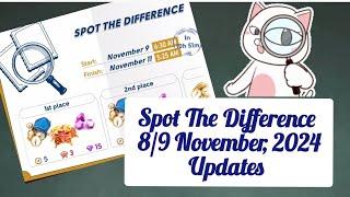 June's Journey SPOT THE DIFFERENCE , 8/9 November,  2024 updates