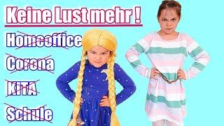 KEINE LUST mehr auf Homeoffice und Corona | Homeschooling Routine Sketch | Clarielle und Rebekka