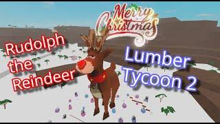 Rudolph the Reindeer Christmas Base in Snowy Lumber Tycoon 2