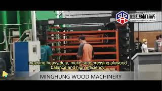 Minghung Hydraulic Oil Plywood Hot Press Machine