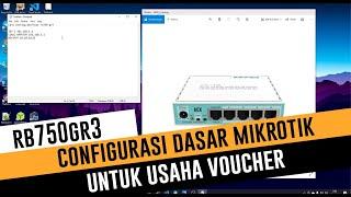 Setting mikrotik rb750 untuk hotspot voucher