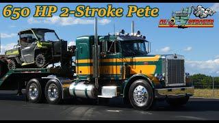 How to get 600+HP from an 8v92 in a 1980 Peterbilt 359 Part 2 - Mossy Broke gets turned up.