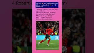 #footballbuzz#nationleague#portugal#spain#ronaldo#brunofernandes#lamineyamal#pedri#robertomartinez