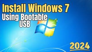 How to create Bootable USB and install Windows 7