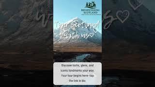 Traveling from the US? Say hello to Scotland with your own private tour | Book Now - Link in Bio