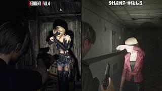 Resident Evil 4 Remake Vs Silent Hill 2 Remake | Comparison