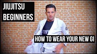 Jiujitsu beginners: How to wear your new Gi ▷▷