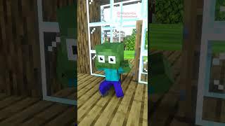 Good Baby Zombie ( Share A Meal ) - Minecraft animation #shorts