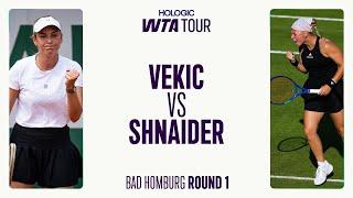 Donna Vekic vs. Diana Shnaider | 2025 Bad Homburg Round 1 | WTA Match Highlights