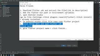 How to Install Flutter in Android studio on Windows | how to set flutter SDK path in android studio
