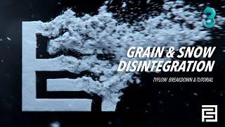 Grain & Snow Disintegration Tutorial | 3dsmax x Tyflow