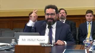 Hillel Neuer testifies before U.S. Congress on UNRWA and the Colonna Report