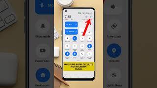 Oneplusnordce2 lite update new notification panel One plus notification settings#update #oneplusnord