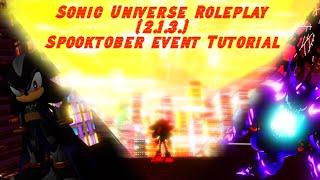 Sonic Universe RP: How to get Revamped Shadow and Time Eater [Spooktober Event]