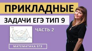 Прикладные задачи задание 9 часть 2 ЕГЭ по математике