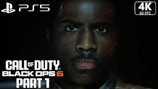 Call of Duty: Black Ops 6 Walkthrough Part 1 - No Commentary - 4K 60FPS