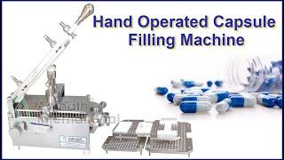 Hand Operated Capsule Filling Machine, Hand Capsule Filling Machine